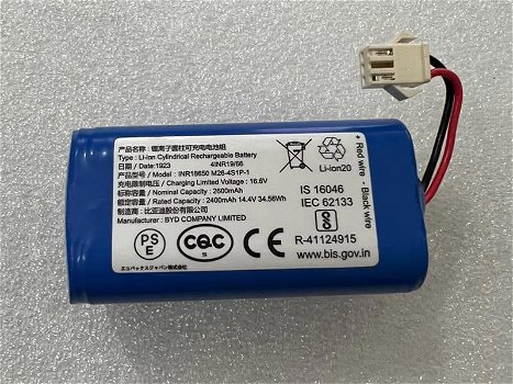 New Battery Cordless Vacuum Batteries EUFY 14.4V 2600mAh/36.3Wh - 0