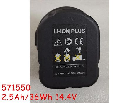 New Battery Power Tool Batteries REMS 14.4V 2.5Ah/36Wh - 0