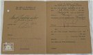 Ausweis / Persoonsbewijs / Pas, Reichs SA Hochschulamt, SA der NSDAP, München 1934. - 2 - Thumbnail