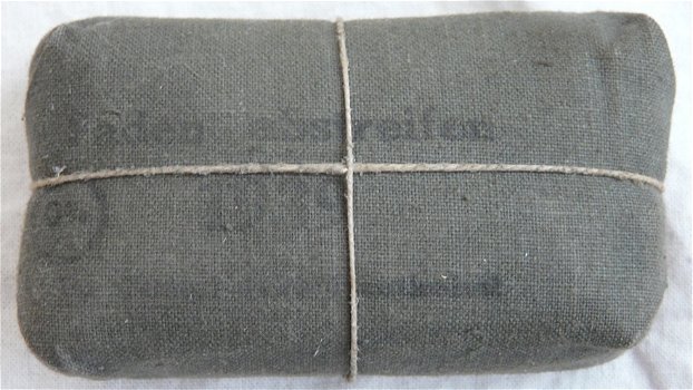 Verband Pakje / Verbandpäckchen, Wehrmacht / Heer, voor in uniformjasje, 1939.(Nr.1) - 1