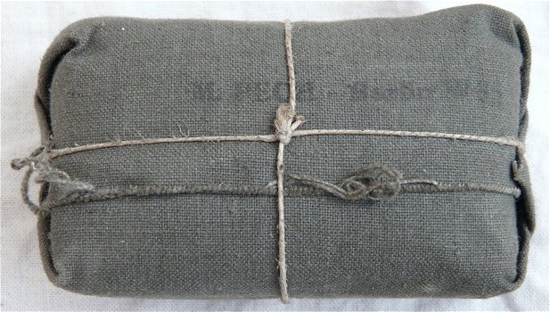 Verband Pakje / Verbandpäckchen, Wehrmacht / Heer, voor in uniformjasje, 1939.(Nr.1) - 3