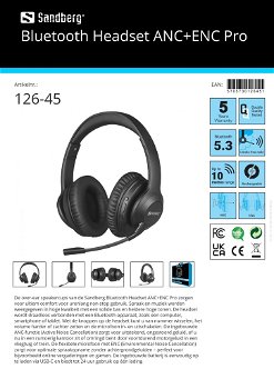 Bluetooth Headset ANC+ENC Pro - 4