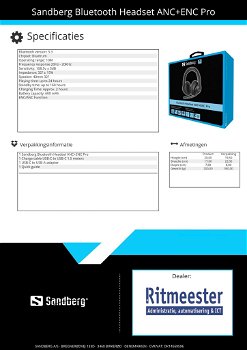 Bluetooth Headset ANC+ENC Pro - 5