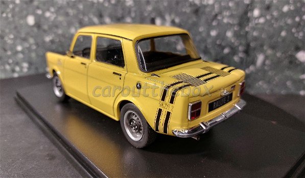 Simca 1000 Ralley 2 geel 1/24 Whitebox WB089 - 2