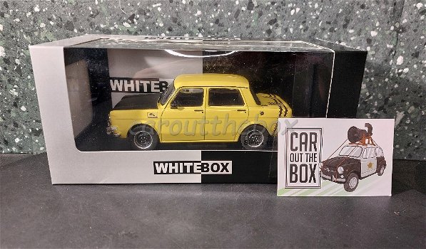 Simca 1000 Ralley 2 geel 1/24 Whitebox WB089 - 4