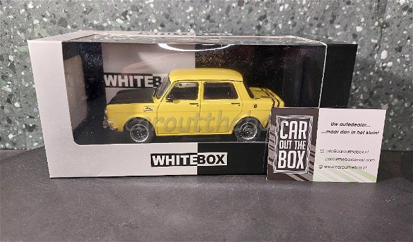 Simca 1000 Ralley 2 geel 1/24 Whitebox WB089 - 5