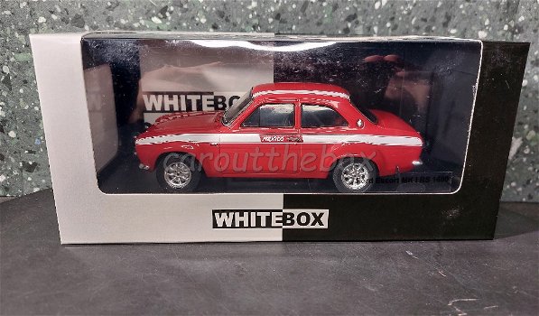 Ford Escort MKI RS 1600 rood 1/24 Whitebox WB090 - 3