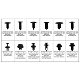 Bekleding clips assortiment 192 delig - 1 - Thumbnail