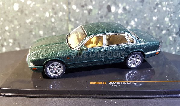 Jaguar XJ8 1998 groen 1/43 Ixo V941 - 0