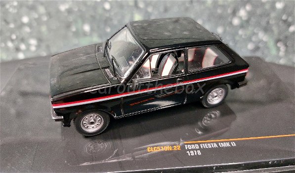 Ford Fiesta MKI 1978 zwart 1/43 Ixo V949 - 0