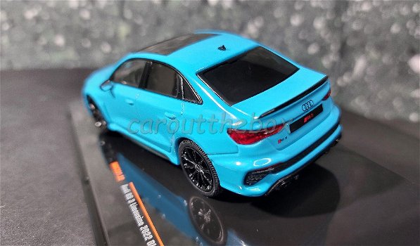 Audi RS 3 limousine 2022 blauw 1/43 Ixo V951 - 2