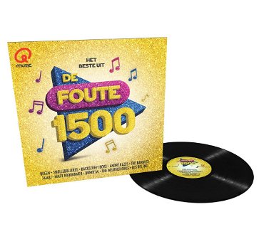 Q Music - Het Beste Uit De Foute 1500 (LP) Nieuw/Gesealed - 0