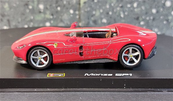 Ferrari Monza SP1 rood 1/43 Bburago B086 - 0
