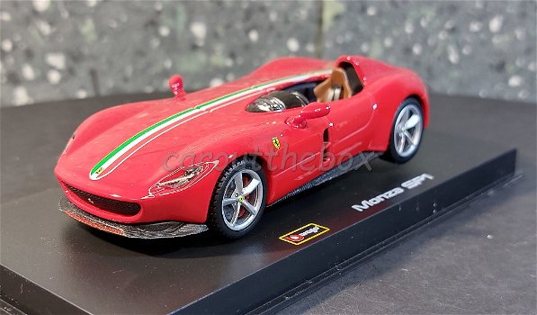 Ferrari Monza SP1 rood 1/43 Bburago B086 - 1