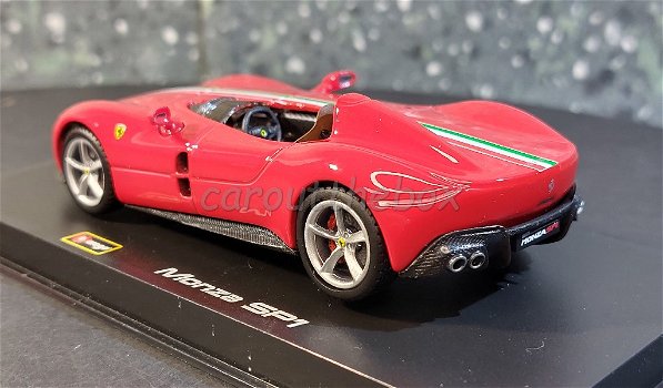 Ferrari Monza SP1 rood 1/43 Bburago B086 - 2