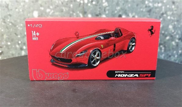 Ferrari Monza SP1 rood 1/43 Bburago B086 - 3