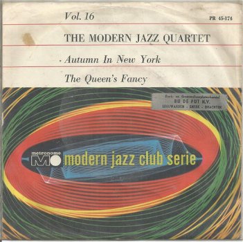 The Modern Jazz Quartet – Autumn In New York - 0