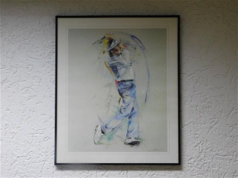 golfer , schilderij , kado - 4