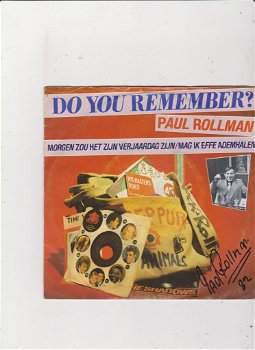 Single Paul Rollman- Morgen zou het zijn verjaardag zijn - 0