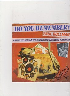 Single Paul Rollman- Morgen zou het zijn verjaardag zijn