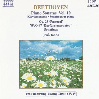 Jenö Jandó - Beethoven – Piano Sonatas, Vol. 10: Op. 28 'Pastoral' • WoO 47 'Kurfürstensonaten' • - 0