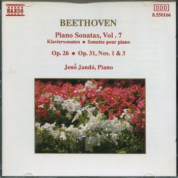 Jenö Jandó - Beethoven – Piano Sonatas, Vol. 7 - Op. 26 ● Op. 31, Nos. 1 & 3 (CD) Nieuw - 0