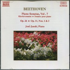 Jenö Jandó - Beethoven – Piano Sonatas, Vol. 7 - Op. 26 ● Op. 31, Nos. 1 & 3 (CD) Nieuw