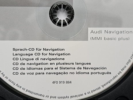 Audi Navigatie MMI Basic Plus - 4F0919884 - Benelux - 2