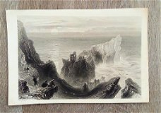 Kilbane Castle 1841? W.H. Bartlett Northern Ireland