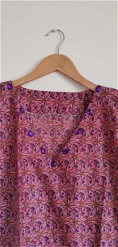 Afrikaans shirt blouse paars - 1