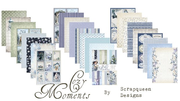 Paper pack Cozy Moments 78 sheets A4 size 12 dubbelsided papers x 6 - 0