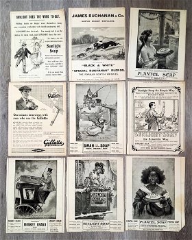 Punch 9 bladen met reclame uit 1903-1919 - 0