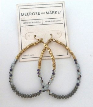 Grote oorbellen van Melrose market - 0