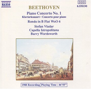 Barry Wordsworth - Beethoven, Stefan Vladar, Capella Istropolitana – Piano Concerto No. 1 - 0