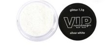 VIP Naildesign - Glitter silver white