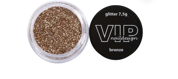 VIP Naildesign - Glitter bronze - 0