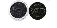 VIP Naildesign - Glitter black