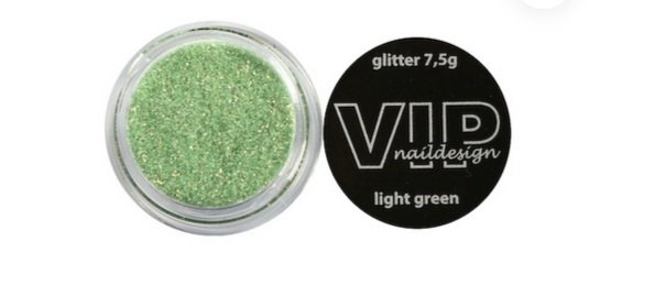 VIP Naildesign - Glitter light green - 0