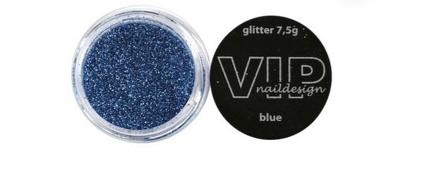 VIP Naildesign - Glitter blue - 0