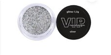 VIP Naildesign - Glitter silver