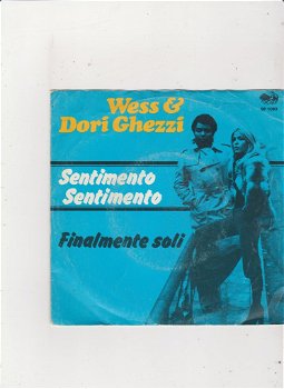 Single Wess & Dori Ghezzi - Sentimento Sentimento - 0