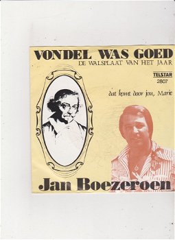 Telstar Single Jan Boezeroen - Vondel was goed - 0