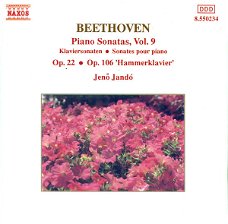 Jenö Jandó - Beethoven – Piano Sonatas, Vol. 9 (CD) Nieuw