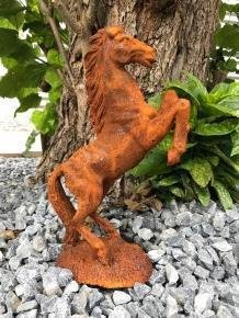 tuinbeeld paard , steigerend paard - 5