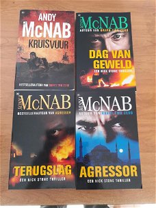 McNab, Andy : 4 paperbacks (NIEUW)