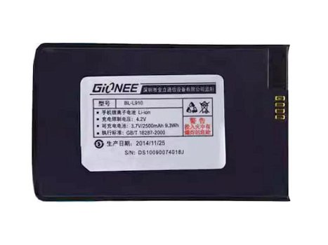 New battery BL-L910 2500mAh/9.3WH 3.7V for GIONEE V106 V106B - 0