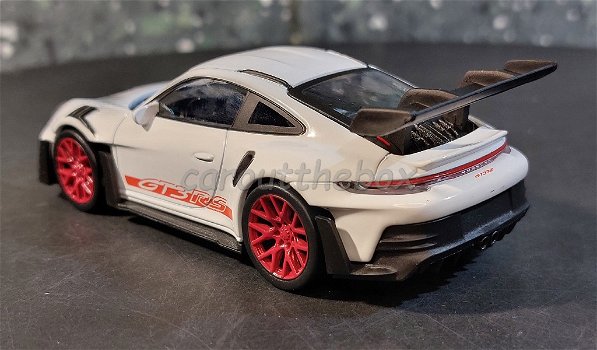 Porsche 911 GT3 RS wit 1/43 Norev - 2