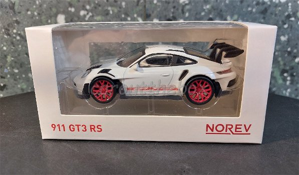 Porsche 911 GT3 RS wit 1/43 Norev - 3