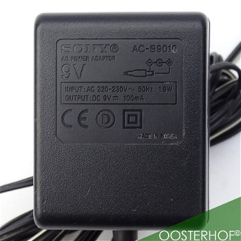 Adapter Sony AC-S9010 9V 100mA plug 4.7 mm - 1
