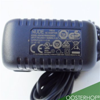 Nude P2413 5V ⎓ 2A adapter Plug 5.5 mm Ø - 1
